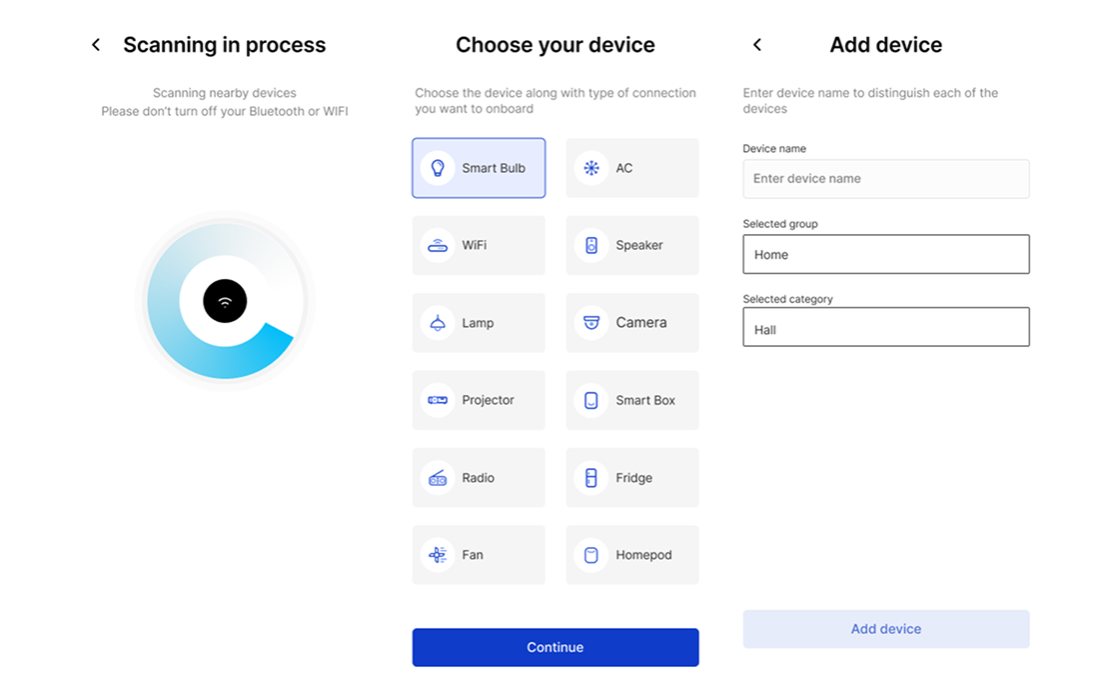 Onboard First Device